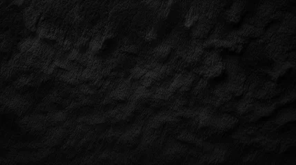 Fotobehang Dark black background or texture.for design © Muhammad