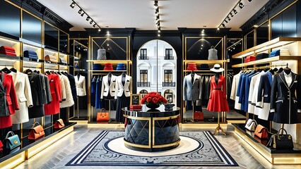 clothing store,clothes shop,Generative AI