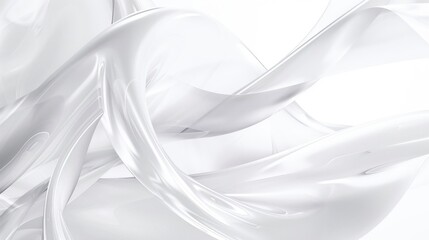 Elegant white silk fabric wave texture background. Clothing material