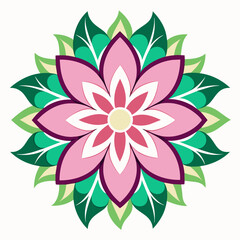 Blossoming Beauty: A Vector Illustration of Flowers