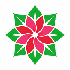 Fototapeta premium Blossoming Beauty: A Vector Illustration of Flowers