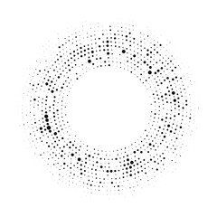 Circle halftone dotted background