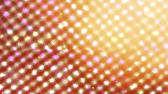 a holiday sparkle shimmer glow light silky plaid tartan 4k motion pattern holidays christmas party glowing shine lights silk texture spin glowing fabric cloth wrapping paper material animation video
