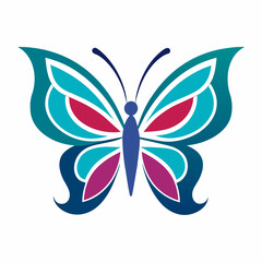 Wings of Transformation: A Vector Illustration of Butterflies
