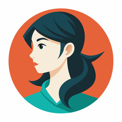 Vector Profile Icon: Personalized Avatar Illustration