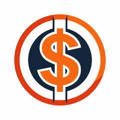 Dollar Coin: Vector Illustration of Currency