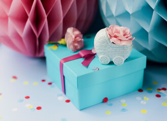 Gender reveal party decorations