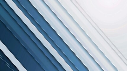 Obraz premium Blue and white background with diagonal lines for business cards, banners, brochures, banners, letterheads