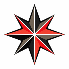 Vector Illustration of a Star