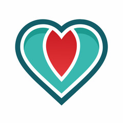 Heartfelt Affection: Vector Illustration of a Heart