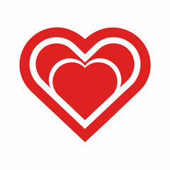 Heartfelt Affection: Vector Illustration of a Heart