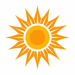 Radiant Sun: Vector Illustration of the Sun