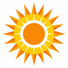 Radiant Sun: Vector Illustration of the Sun