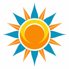 Radiant Sun: Vector Illustration of the Sun