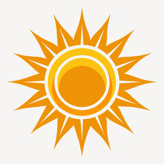 Radiant Sun: Vector Illustration of the Sun