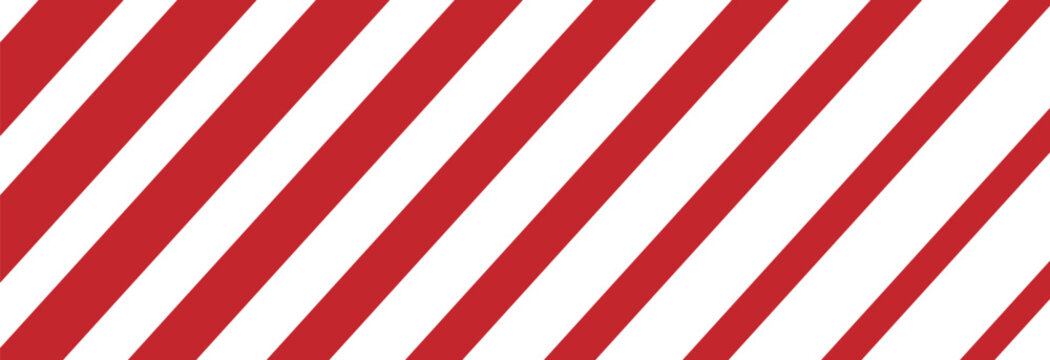 Stripes diagonal pattern. White on red pattern with oblique black lines Vector illustration. warning striped rectangular background,red and white stripes diagonally sign showing the size of the load, 