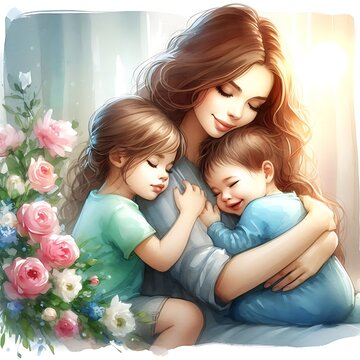  illustration of Happy Mother's Day