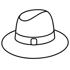 hat isolated on white background