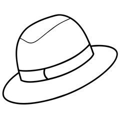 vector illustration of a hat