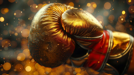 Golden Glove: The Power and Glory of Boxing - obrazy, fototapety, plakaty