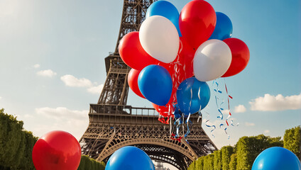 Balloons Eiffel Tower Paris
