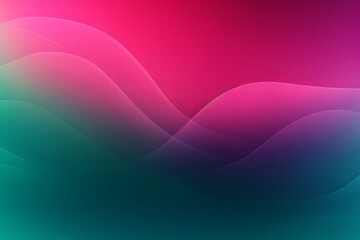 Abstract magenta and green gradient background with blur effect, northern lights - obrazy, fototapety, plakaty