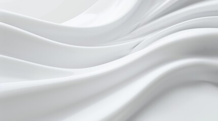 Obraz na płótnie Canvas Elegant white silk fabric wave texture background. Clothing material