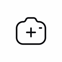 Add camera photo plus icon