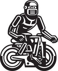 CircuitBiker Vector Logo Design RoboWheel Bicycle Vector Icon
