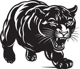 Shadow Sprinter Vector Logo Emblem Agile Avenger Running Panther Symbol