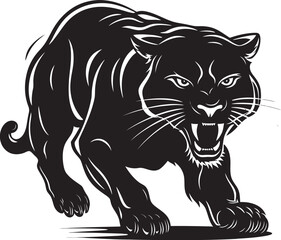 Onyx Sprint Vector Logo Symbol Dynamic Dash Running Panther Icon