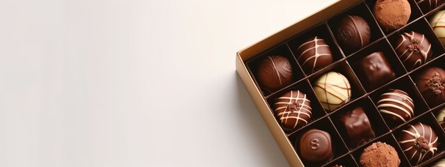 a box of chocolates on a table - 784752861
