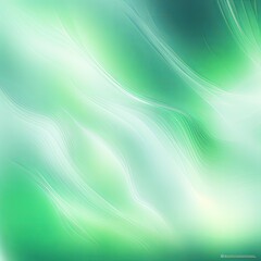 Abstract silver and green gradient background with blur effect, northern lights