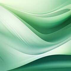 Abstract silver and green gradient background with blur effect, northern lights