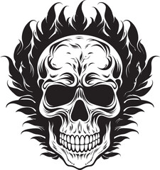 GanjaGlow Skull Cannabis Leaf Vector Icon Skulls and Buds Cannabis Skull Vector Design