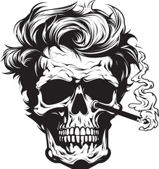 Budskull Vector Cannabis Leaf Design Icon Cannabone Crown Skull with Cannabis Symbol