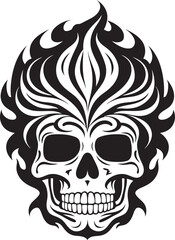 Budskull Vector Skull with Cannabis Leaf Emblem Cannabone Crown Cannabis Skull Vector Design