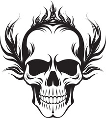 Skullscape Greens Cannabis Integrated Skull Design Cannabone Vision Cannabis Leaf Vector Symbol