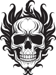 Skullweed Art Cannabis Vector Design Cannaskull Icon Skull with Cannabis Icon