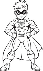 Caped Crusader Emblematic Hero Badge Justice Mark Iconic Super Emblem