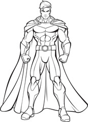 Dynamic Defender Iconic Superhero Logo Vigilant Icon Symbol Design for Super Emblem