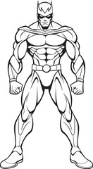 Power Crest Emblem Design for Heroic Symbol Heroic Vanguard Iconic Hero Badge