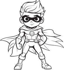 Courageous Crest Emblem Design for Superhero Symbol Vigilante Vanguard Icon Design for Heroic Badge