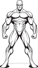 Courageous Crest Icon Design for Superhero Emblem Vigilante Vanguard Badge Symbol for Heroic Design