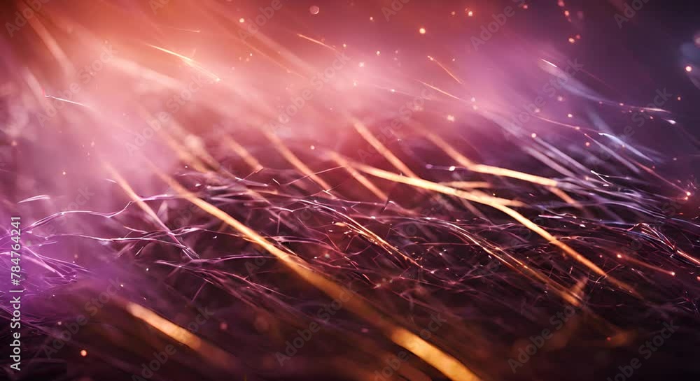 Poster abstract background with dynamic particles