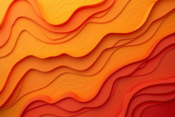 it looks like a paper cut out of a wave. Generative AI
