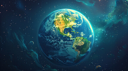 world population day,Only One Earth- World Environment day concept 3d design, earth globe art World Ozone Day creative concept