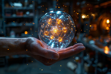 Recognizing the role of atomic energy in providing electricity to remote areas and expanding access to energy. Concept of energy access. Generative Ai.