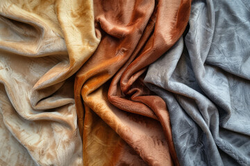 Soft nap of suede fabric. Generative AI