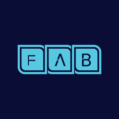 FAB Creative logo And Icon Design